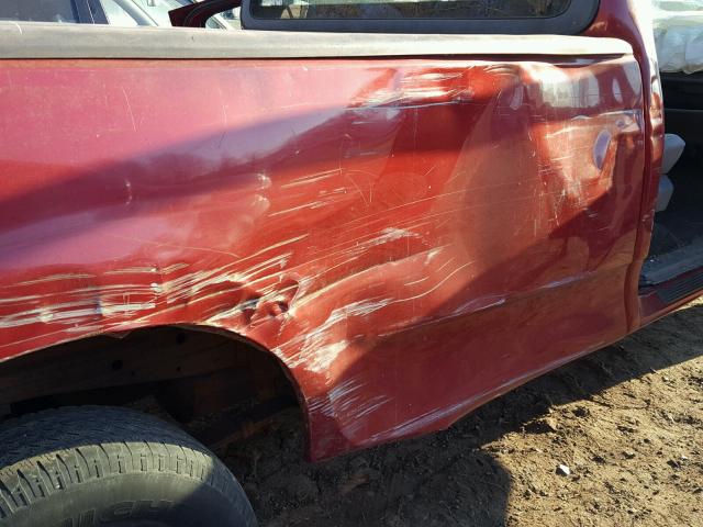 2FTRF17293CB14658 - 2003 FORD F150 RED photo 9