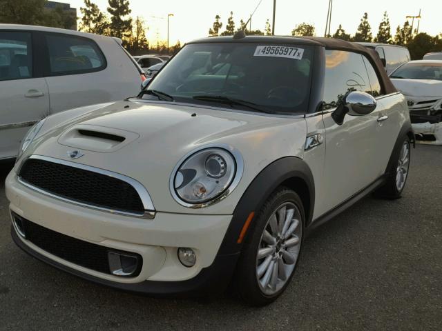 WMWZP3C55CT249986 - 2012 MINI COOPER S CREAM photo 2