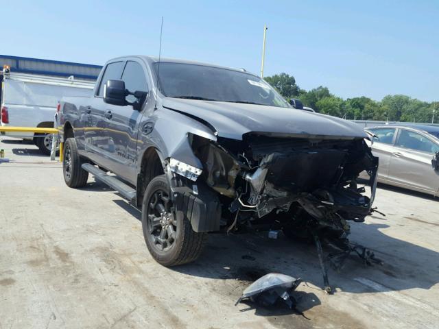 1N6BA1F47JN516282 - 2018 NISSAN TITAN XD S GRAY photo 1