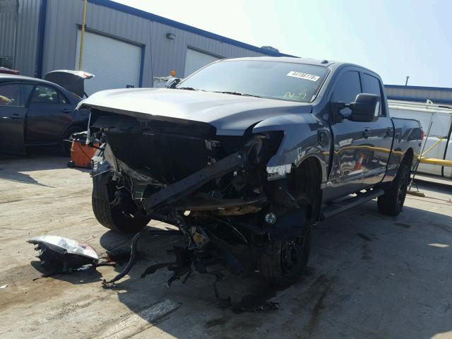 1N6BA1F47JN516282 - 2018 NISSAN TITAN XD S GRAY photo 2