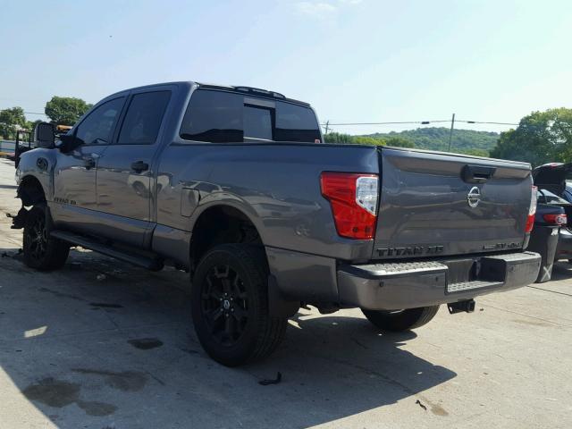 1N6BA1F47JN516282 - 2018 NISSAN TITAN XD S GRAY photo 3