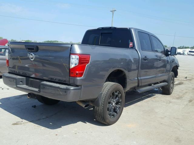 1N6BA1F47JN516282 - 2018 NISSAN TITAN XD S GRAY photo 4