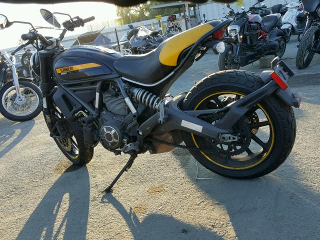 ML015ANM0GT006719 - 2016 DUCATI SCRAMBLER BLACK photo 3