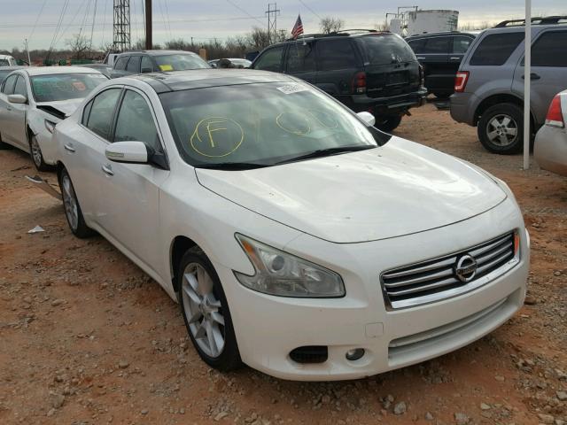 1N4AA51EX9C833315 - 2009 NISSAN MAXIMA S WHITE photo 1