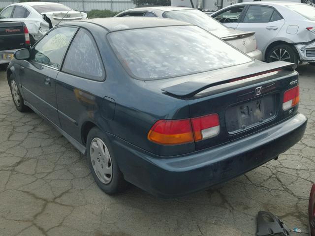 1HGEJ8146VL026886 - 1997 HONDA CIVIC EX GREEN photo 3