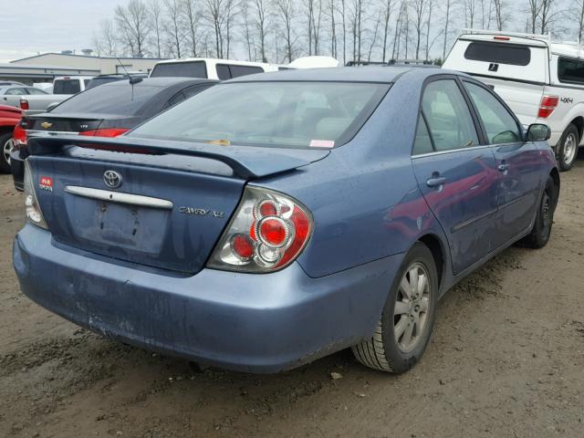 4T1BE32K62U585703 - 2002 TOYOTA CAMRY LE ლურჯი ფოტო 4