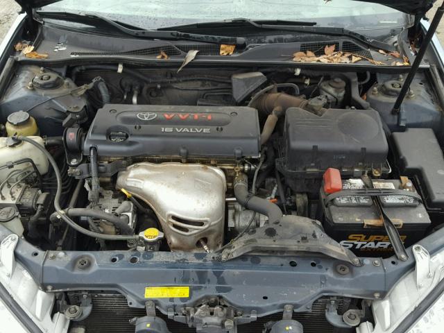 4T1BE32K62U585703 - 2002 TOYOTA CAMRY LE BLUE photo 7