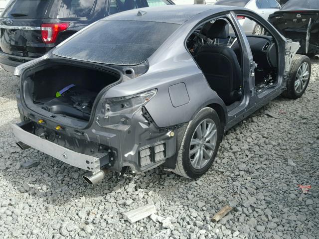 JN1BV7AP9EM686766 - 2014 INFINITI Q50 BASE Gris foto 4
