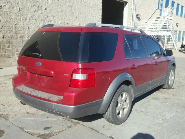 1FMDK05166GA55349 - 2006 FORD FREESTYLE MAROON photo 4