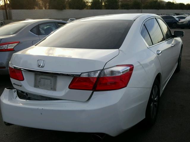 1HGCR2F38FA138633 - 2015 HONDA ACCORD LX WHITE photo 4