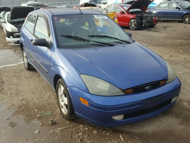 3FAFP31Z24R116574 - 2004 FORD FOCUS ZX3 BLUE photo 1