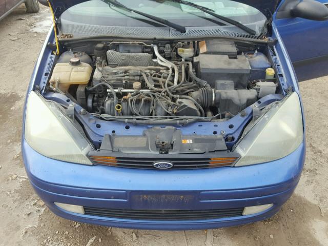 3FAFP31Z24R116574 - 2004 FORD FOCUS ZX3 BLUE photo 7