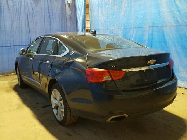 2G1145S33H9191887 - 2017 CHEVROLET IMPALA PRE ლურჯი ფოტო 3