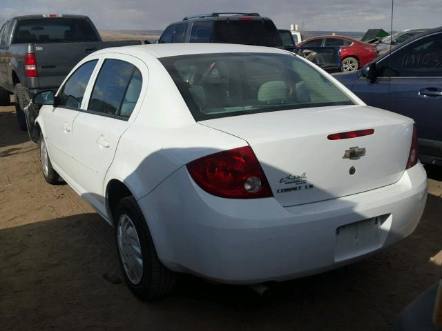 1G1AK55F277214118 - 2007 CHEVROLET COBALT LS WHITE photo 3