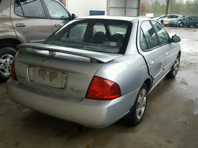 3N1CB51D54L839269 - 2004 NISSAN SENTRA 1.8 SILVER photo 4