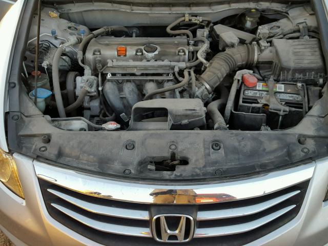 1HGCP2F38BA138745 - 2011 HONDA ACCORD LX SILVER photo 7