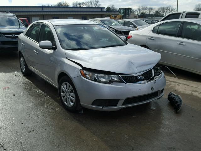 KNAFT4A27D5677416 - 2013 KIA FORTE LX SILVER photo 1