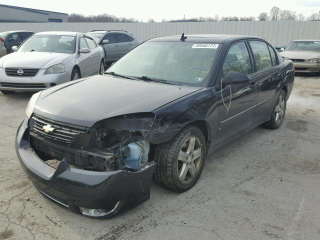 1G1ZU53876F242180 - 2006 CHEVROLET MALIBU LTZ BLACK photo 2