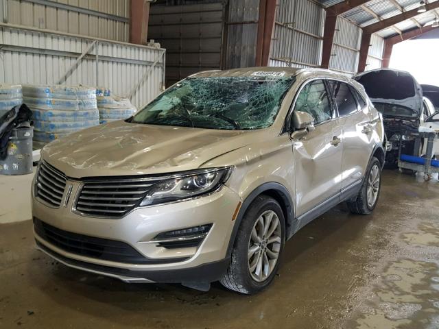 5LMCJ2C95HUL70227 - 2017 LINCOLN MKC SELECT 金色 照片 2
