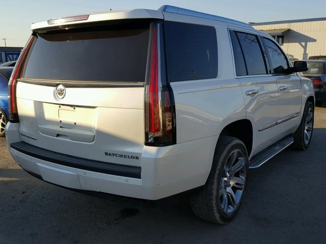 1GYS3BKJ9FR189196 - 2015 CADILLAC ESCALADE L WHITE photo 4