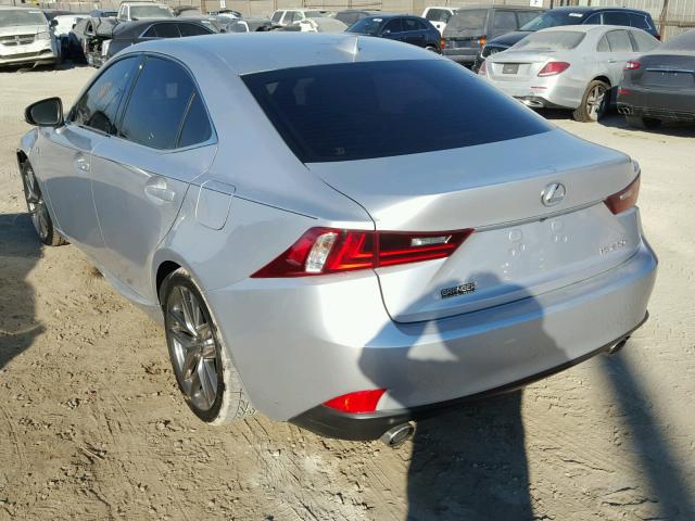 JTHBF1D22E5019330 - 2014 LEXUS IS 250 SILVER photo 3