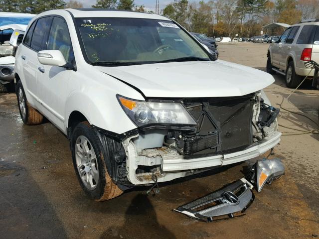 2HNYD28348H537232 - 2008 ACURA MDX TECHNO WHITE photo 1