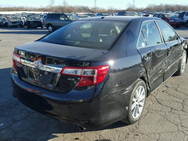 4T4BF1FK5CR245963 - 2012 TOYOTA CAMRY BASE BLACK photo 4