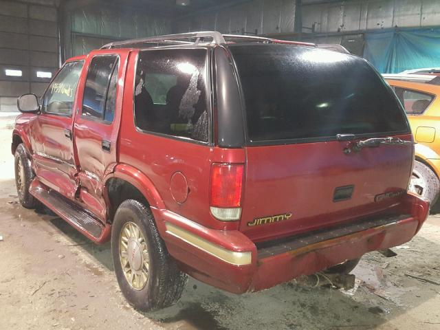 1GKDT13W7V2523384 - 1997 GMC JIMMY RED photo 3