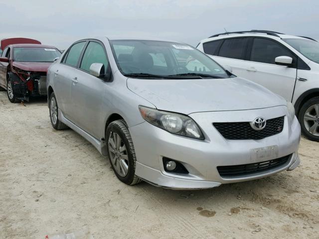 2T1BU4EE4AC410994 - 2010 TOYOTA COROLLA BA SILVER photo 1