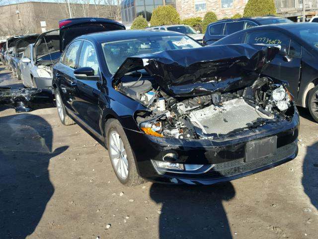 1VWCP7A32DC133127 - 2013 VOLKSWAGEN PASSAT SEL BLACK photo 1
