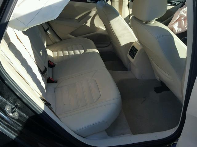 1VWCP7A32DC133127 - 2013 VOLKSWAGEN PASSAT SEL BLACK photo 5