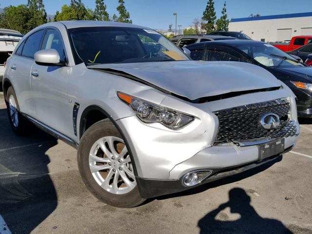 JN8CS1MU5HM141939 - 2017 INFINITI QX70 SILVER photo 1