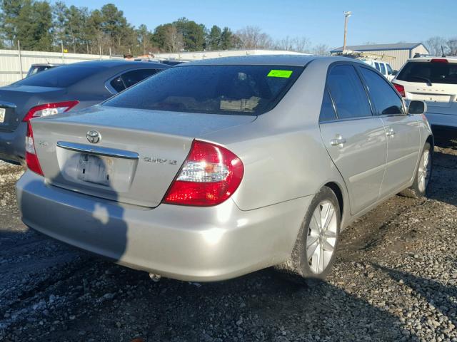 4T1BE32K23U685122 - 2003 TOYOTA CAMRY LE SILVER photo 4