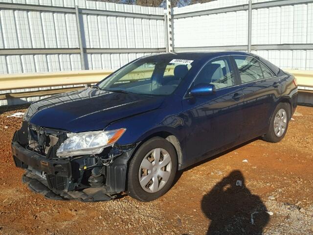 4T1BE46K89U319111 - 2009 TOYOTA CAMRY BASE BLUE photo 2