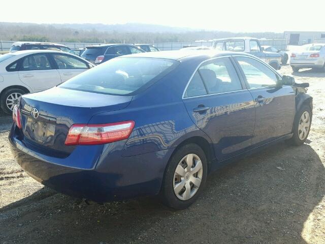 4T1BE46K89U319111 - 2009 TOYOTA CAMRY BASE BLUE photo 4