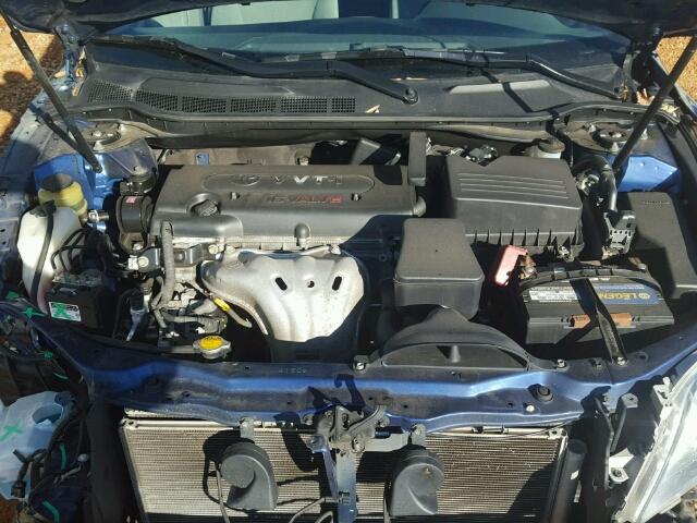 4T1BE46K89U319111 - 2009 TOYOTA CAMRY BASE BLUE photo 7