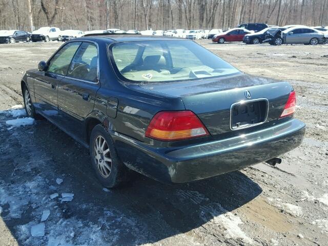 JH4UA2656VC003535 - 1997 ACURA 2.5TL GREEN photo 3