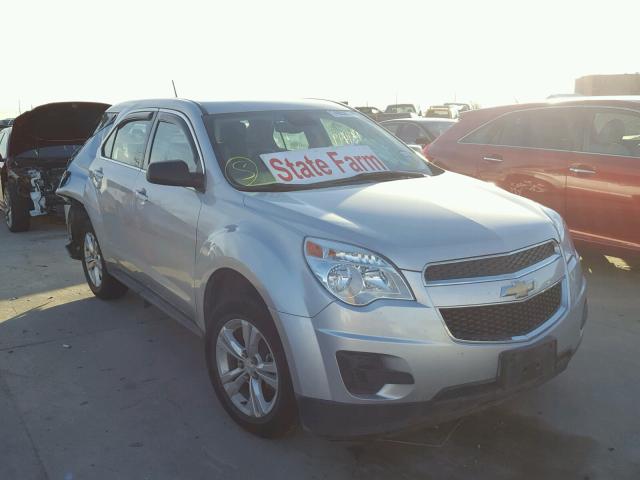 2GNALBEK1D6350937 - 2013 CHEVROLET EQUINOX LS SILVER photo 1