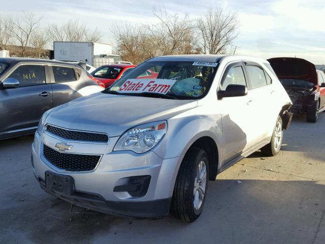 2GNALBEK1D6350937 - 2013 CHEVROLET EQUINOX LS SILVER photo 2