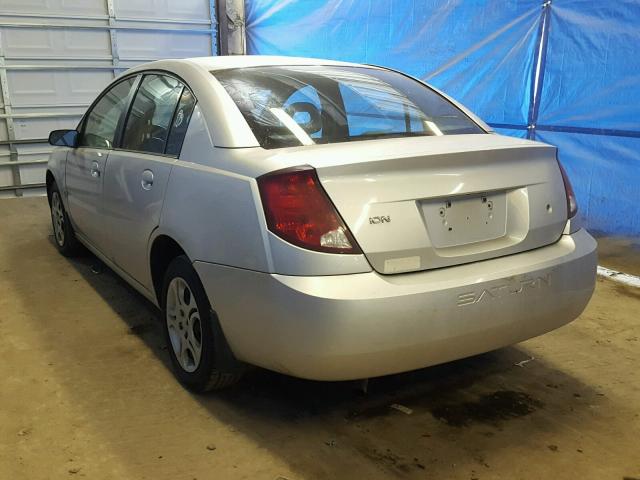 1G8AJ52F54Z184850 - 2004 SATURN ION LEVEL SILVER photo 3