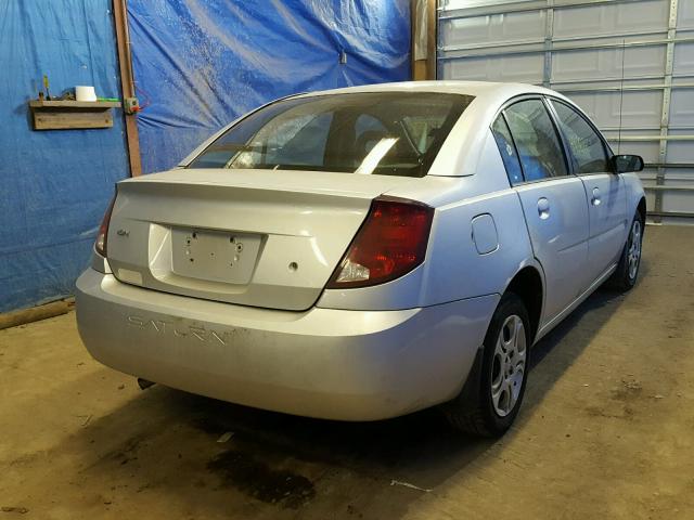 1G8AJ52F54Z184850 - 2004 SATURN ION LEVEL SILVER photo 4