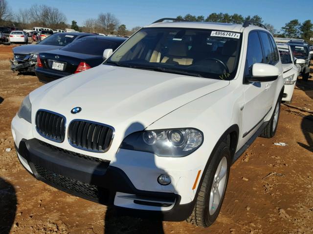 5UXFE43538L002859 - 2008 BMW X5 3.0I WHITE photo 2