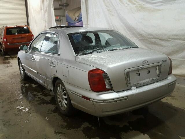 KMHFU45E25A395886 - 2005 HYUNDAI XG 350 SILVER photo 3