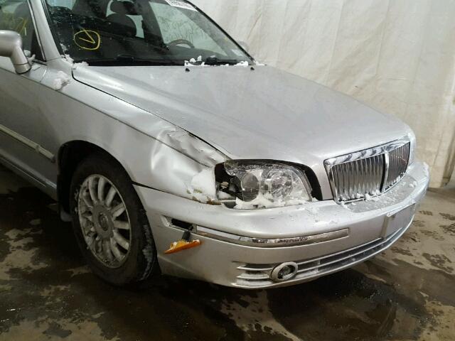 KMHFU45E25A395886 - 2005 HYUNDAI XG 350 SILVER photo 9