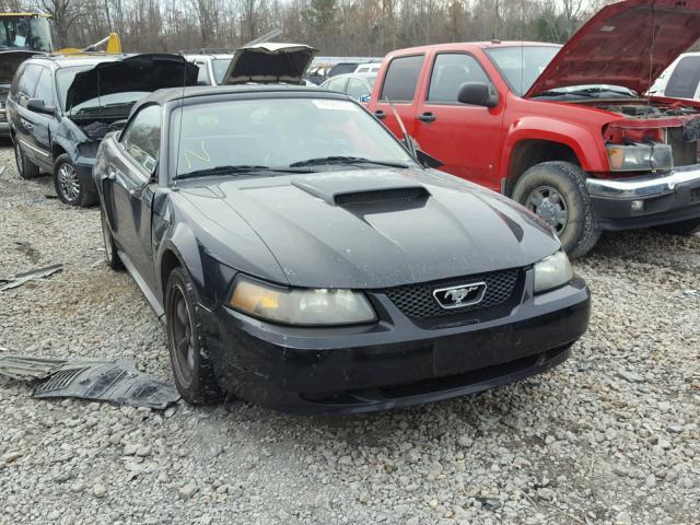 1FAFP45XX2F157690 - 2002 FORD MUSTANG GT BLACK photo 1