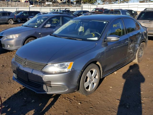 3VWDZ7AJXBM314940 - 2011 VOLKSWAGEN JETTA SE CHARCOAL photo 2