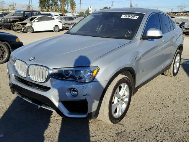 5UXXW3C55F0M89055 - 2015 BMW X4 XDRIVE2 SILVER photo 2