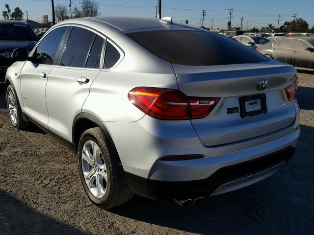 5UXXW3C55F0M89055 - 2015 BMW X4 XDRIVE2 SILVER photo 3