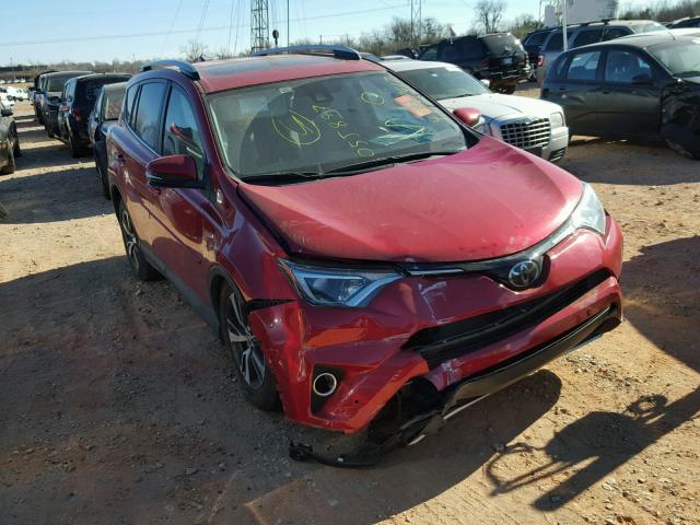 JTMRFREV0GJ055857 - 2016 TOYOTA RAV4 XLE RED photo 9