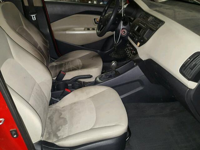 KNADM4A35D6274221 - 2013 KIA RIO LX Կարմիր լուսանկար 5